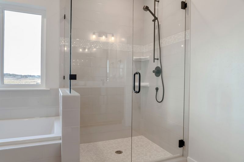Elegant Shower with Glass Doors